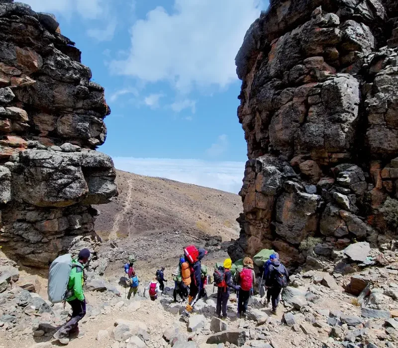 Machame route