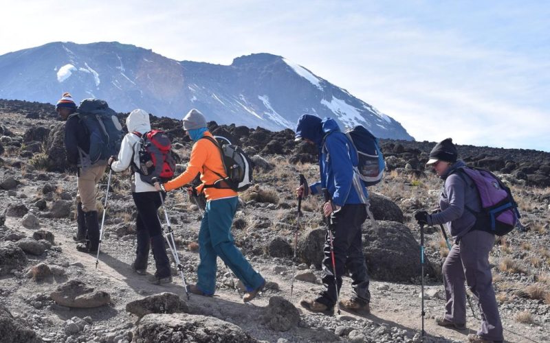 Marangu Route climbing
