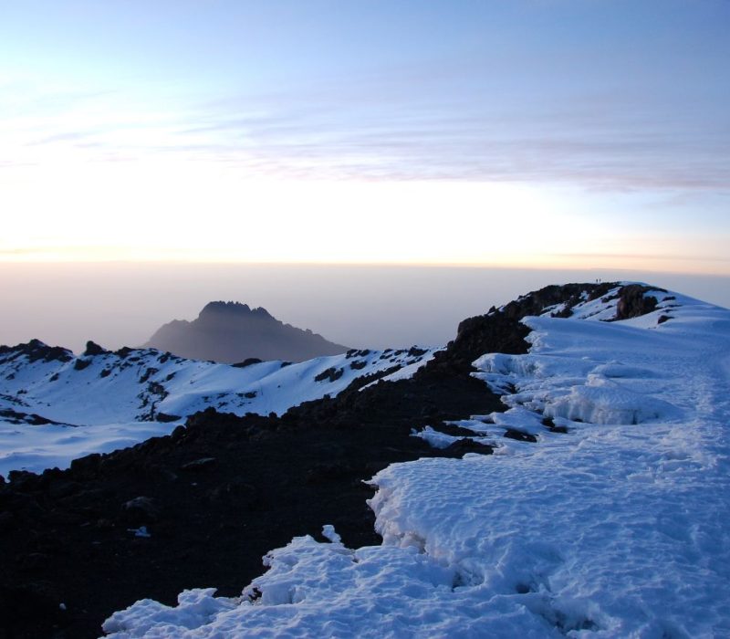 Rongai climbing